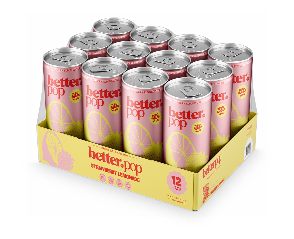 Electrolyte + Prebiotic Soda - Strawberry Lemonade