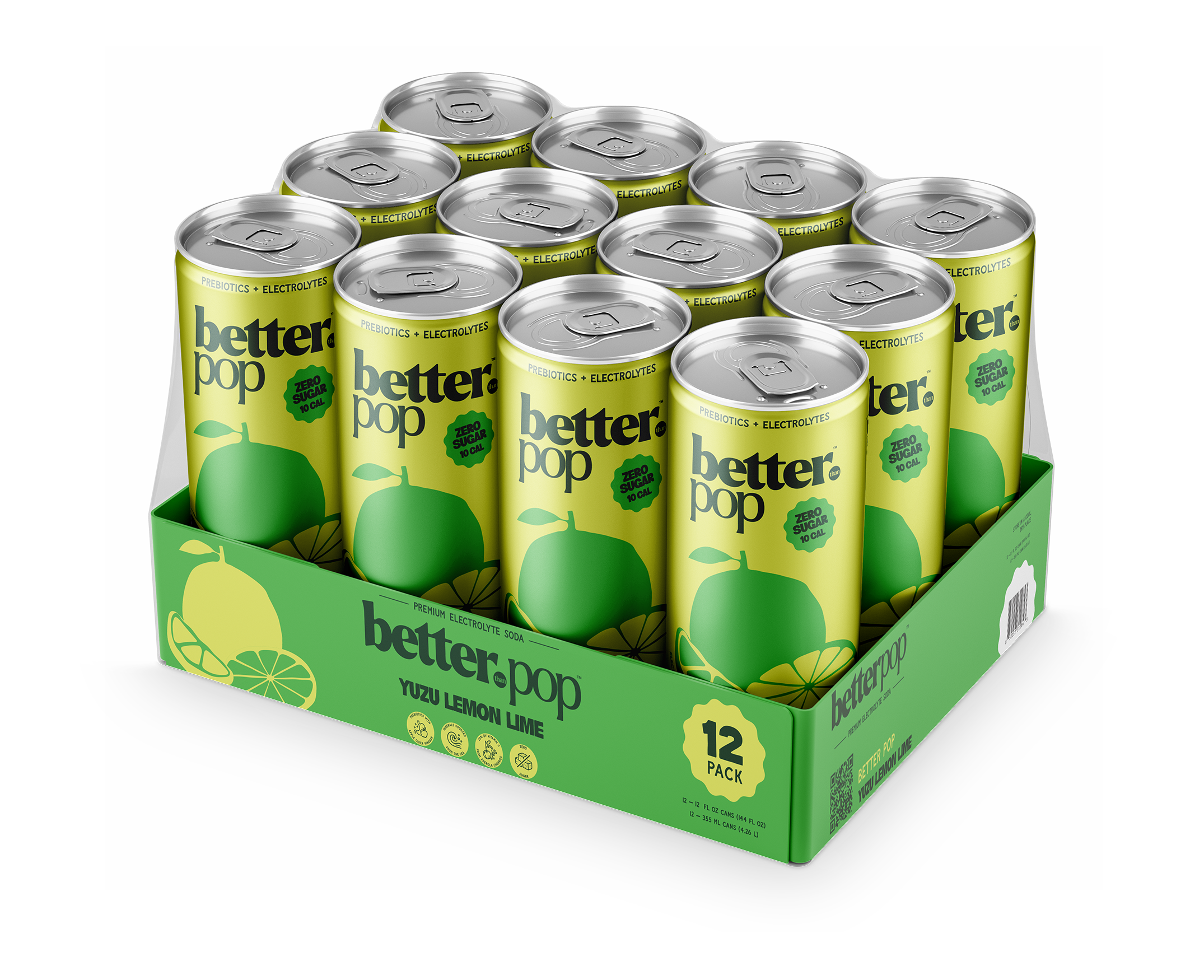 Better Than Pop Electrolyte + Prebiotic Soda