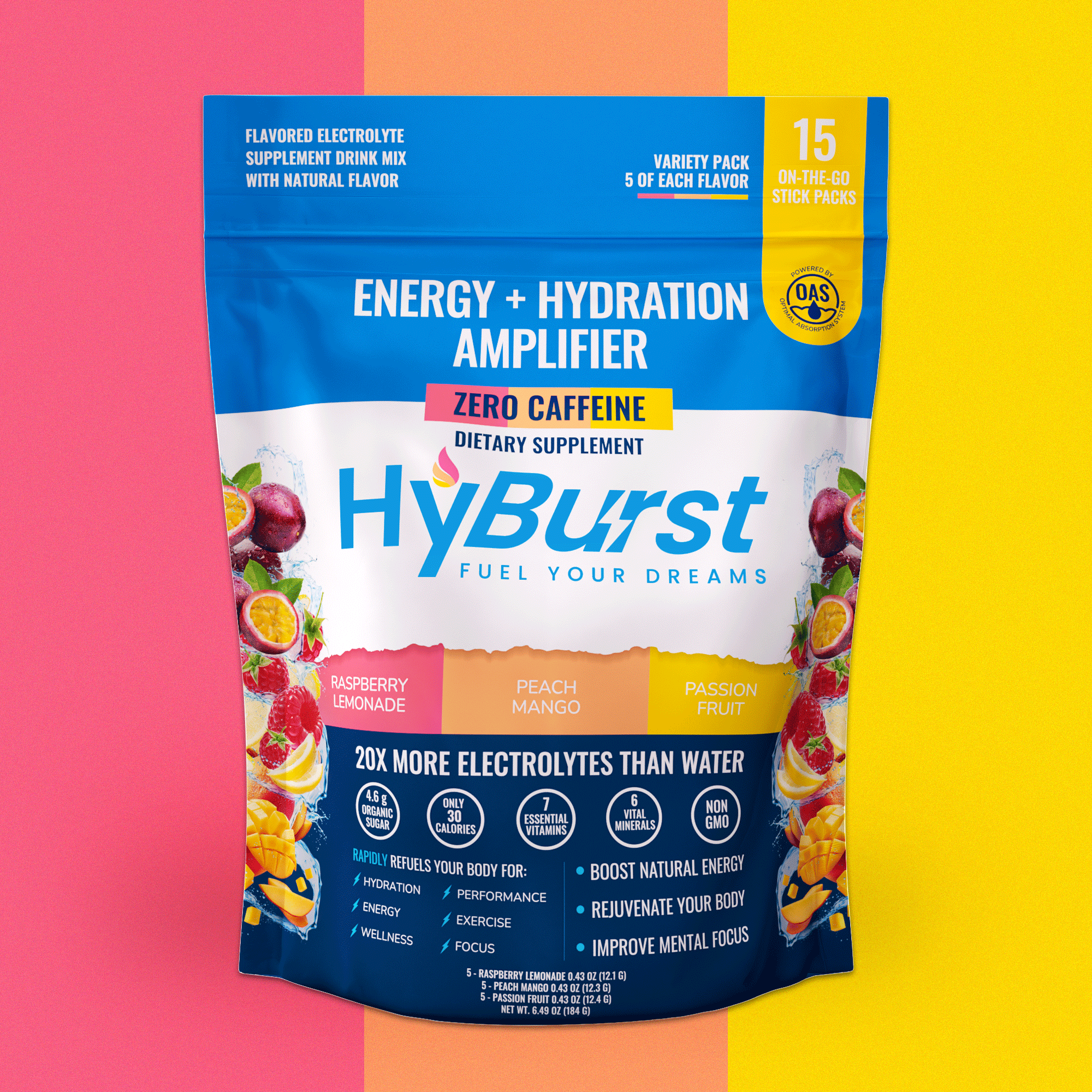 Hyburst Electrolytes Zero Caffeine