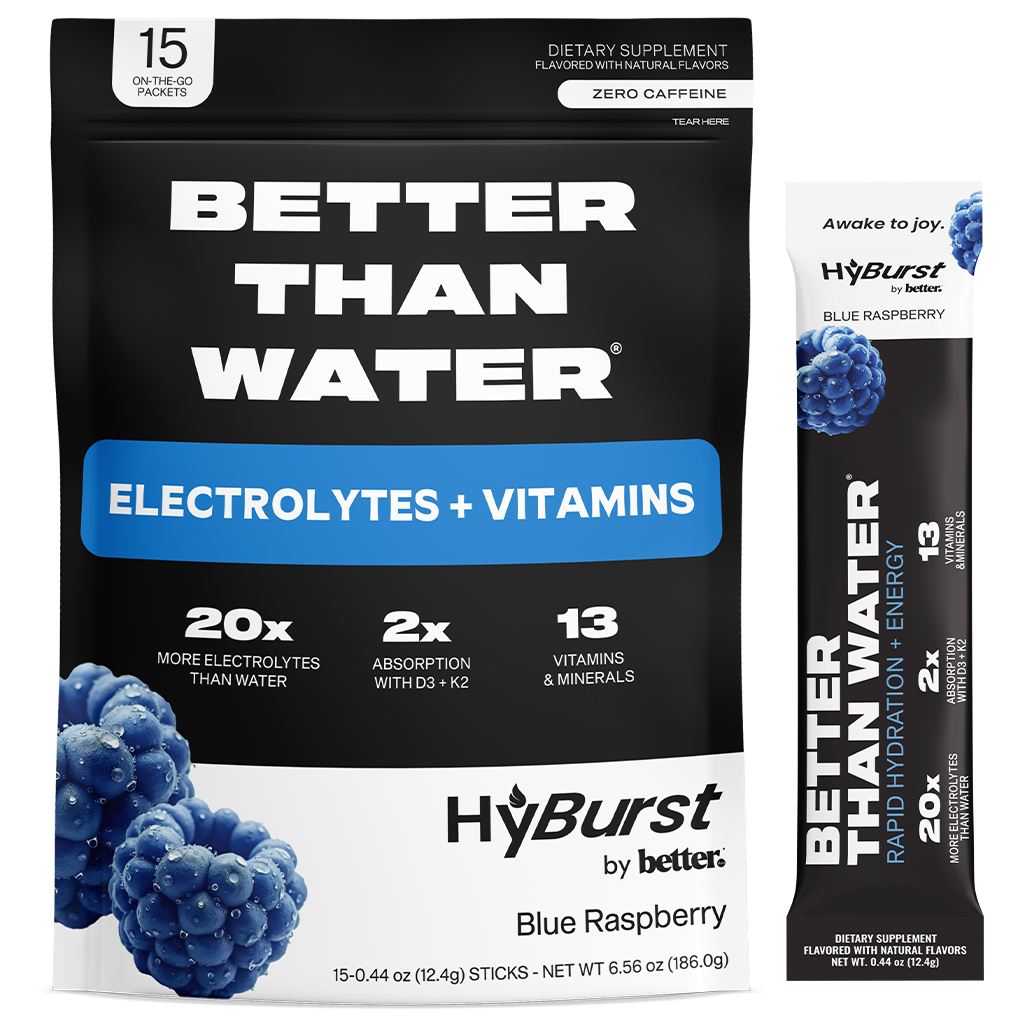 Blue Raspberry: Electrolyte + Vitamin Supplement Powder