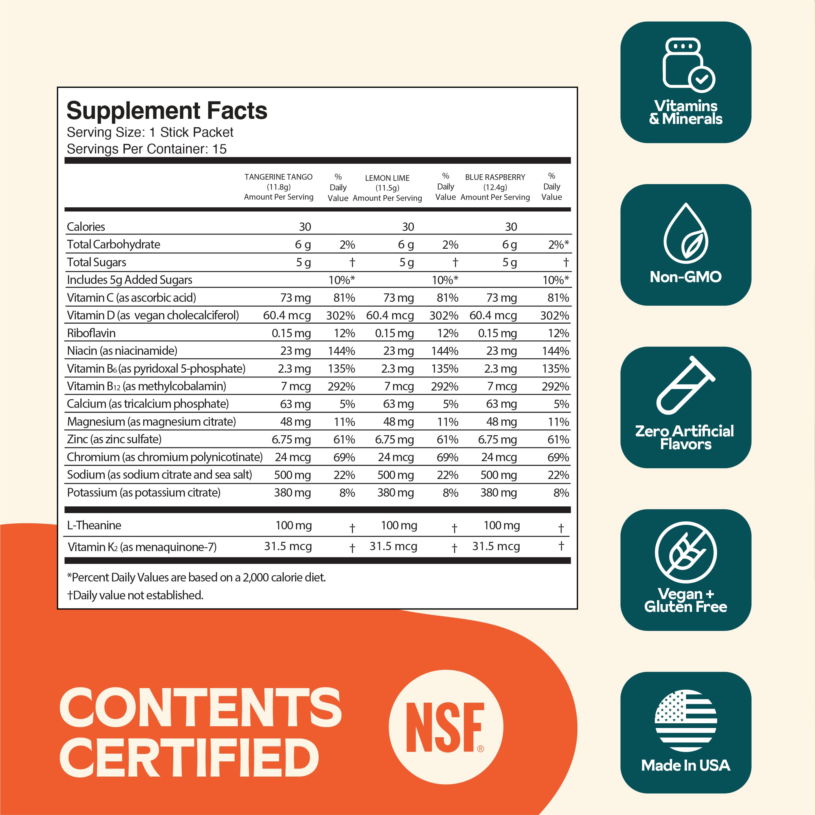 Citrus Variety Pack: Electrolyte + Vitamin Supplement Powder