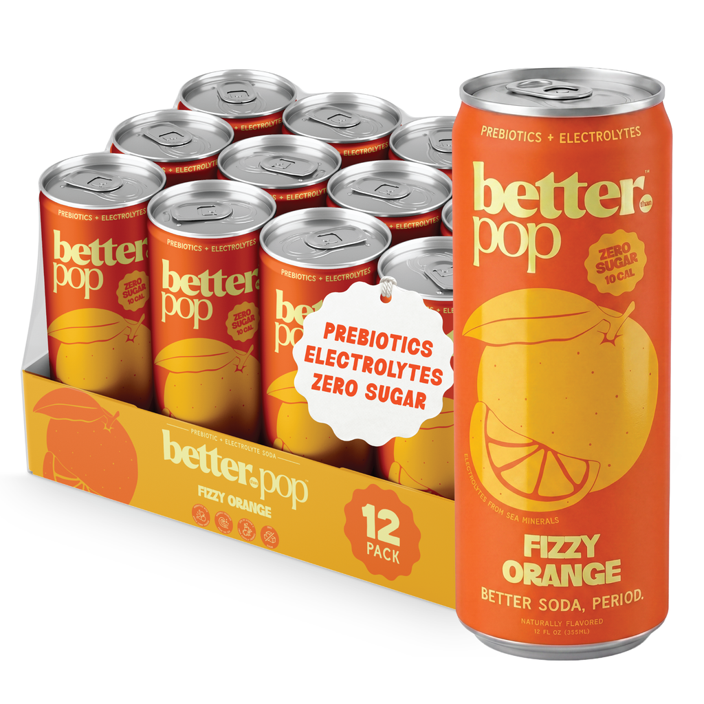 Electrolyte + Prebiotic Soda - Fizzy Orange