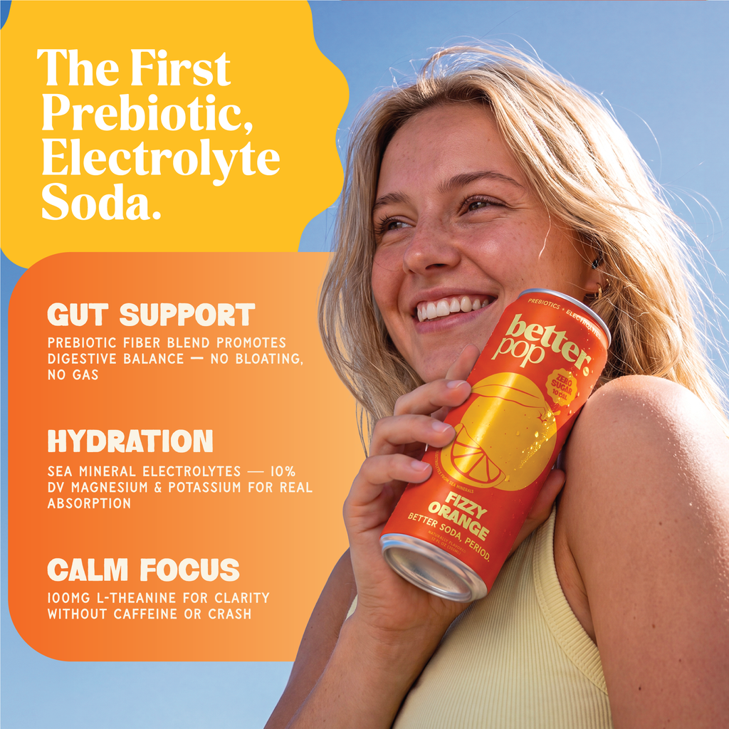 Electrolyte + Prebiotic Soda - Fizzy Orange