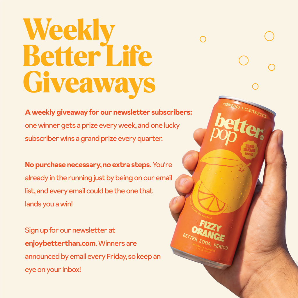 Electrolyte + Prebiotic Soda - Fizzy Orange