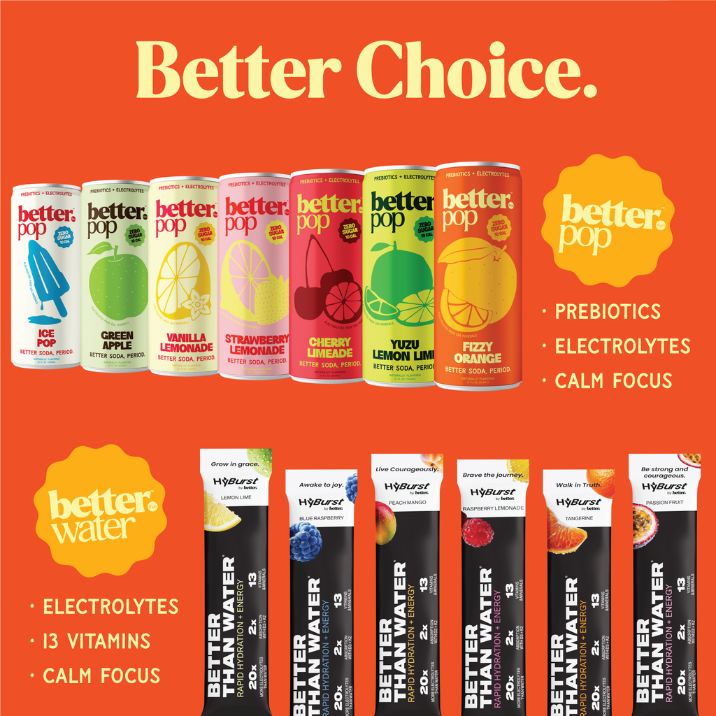 Electrolyte + Prebiotic Soda - Fizzy Orange