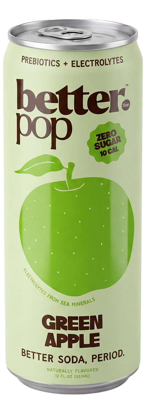 Electrolyte + Prebiotic Soda - Green Apple