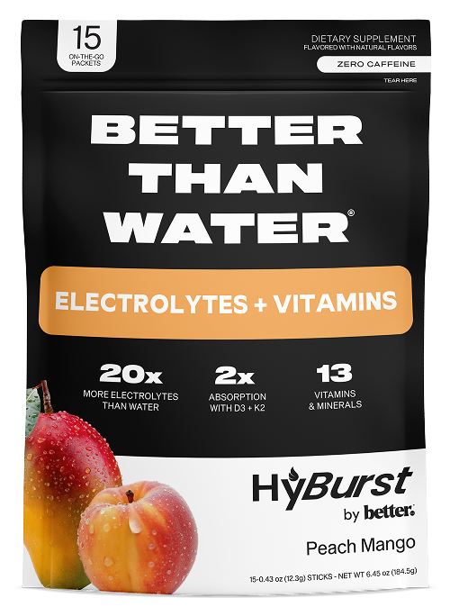 Peach Mango: Electrolyte + Vitamin Supplement Powder Multipacks