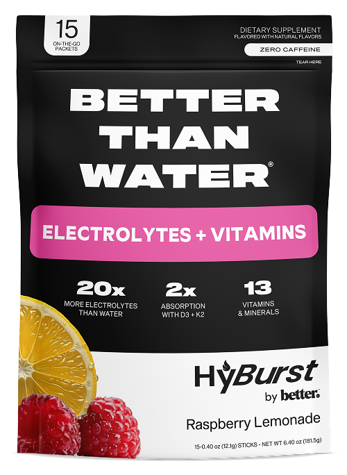 Raspberry Lemonade: Electrolyte + Vitamin Supplement Powder Multipacks