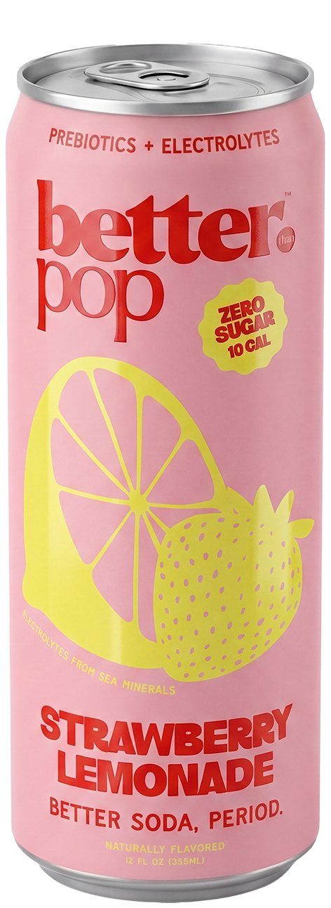 Electrolyte + Prebiotic Soda - Strawberry Lemonade