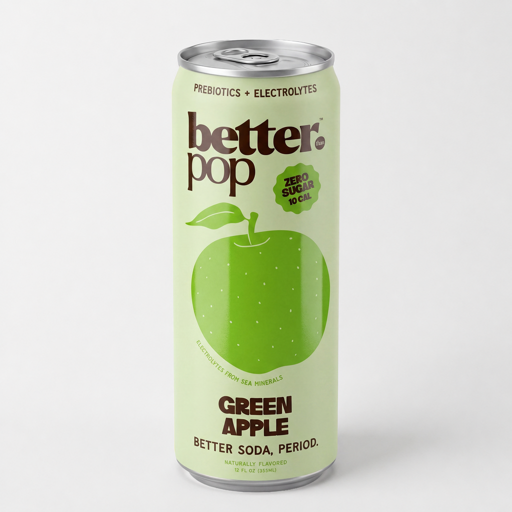 Electrolyte + Prebiotic Soda - Green Apple