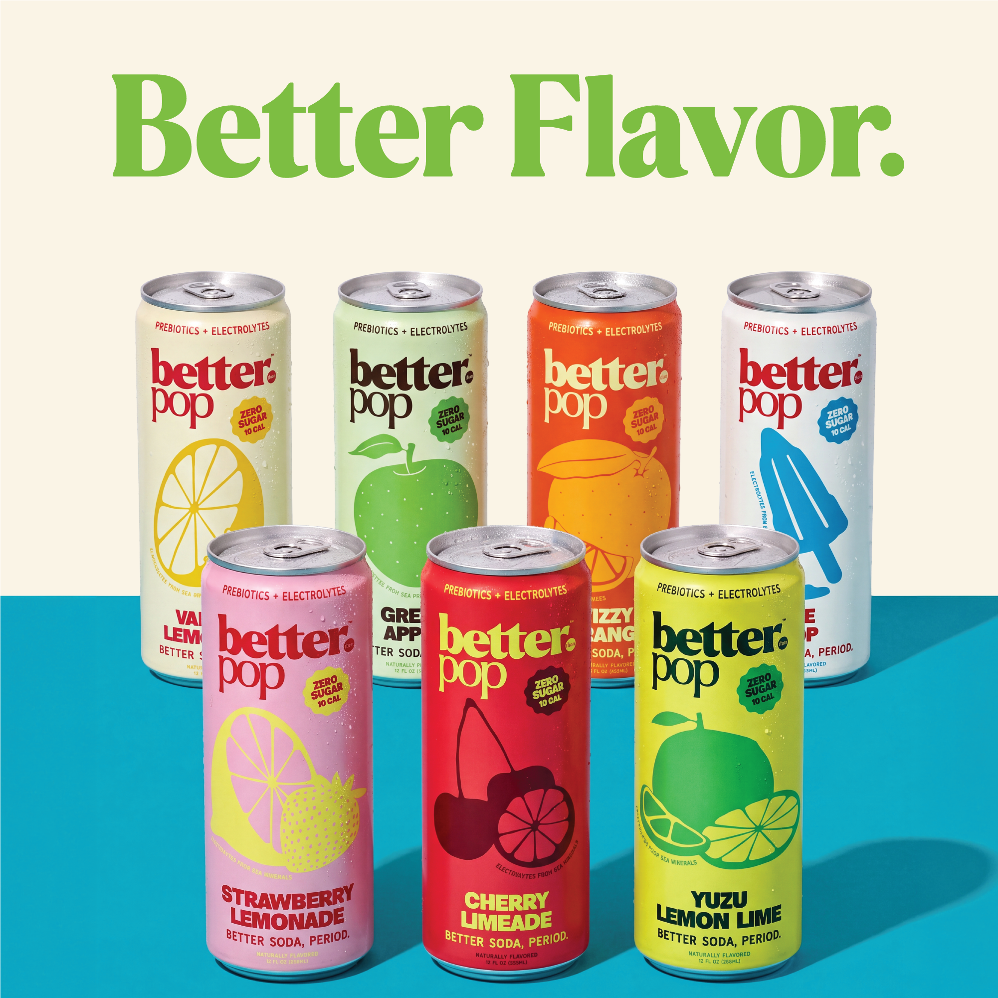 Electrolyte + Prebiotic Soda - Green Apple