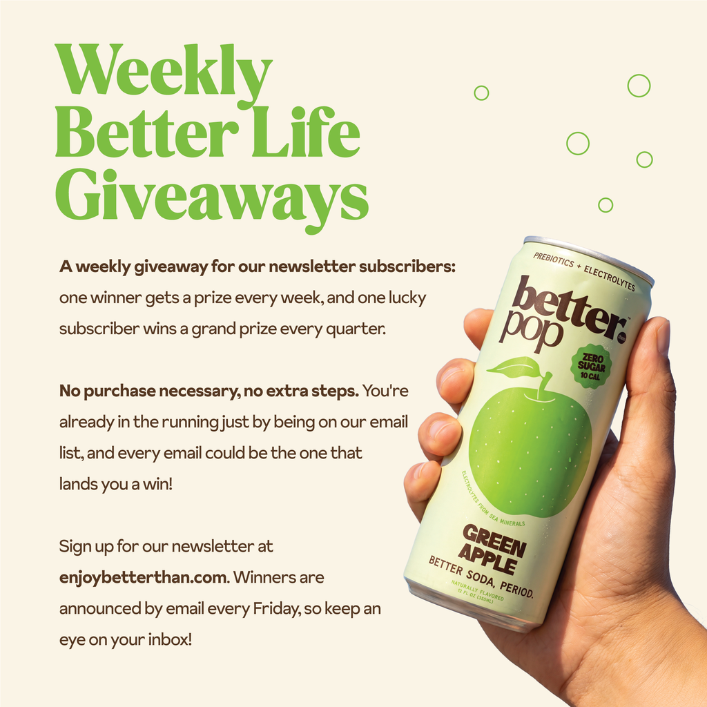 Electrolyte + Prebiotic Soda - Green Apple