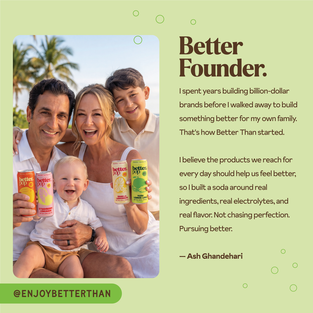Electrolyte + Prebiotic Soda - Green Apple