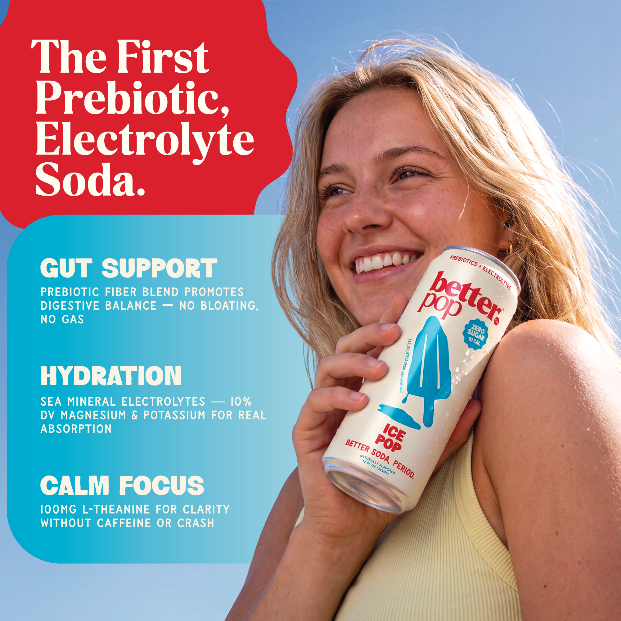Electrolyte + Prebiotic Soda - Ice Pop