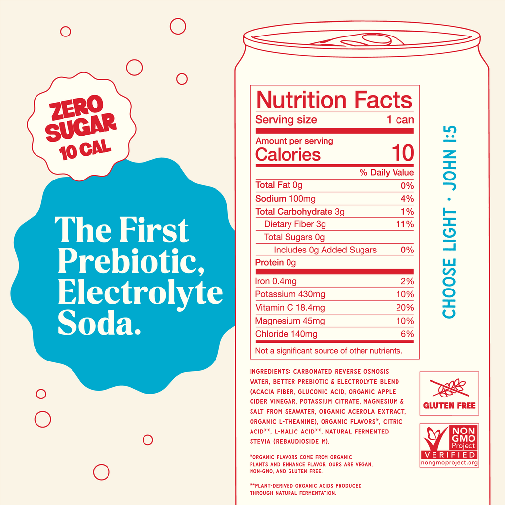 Electrolyte + Prebiotic Soda - Ice Pop