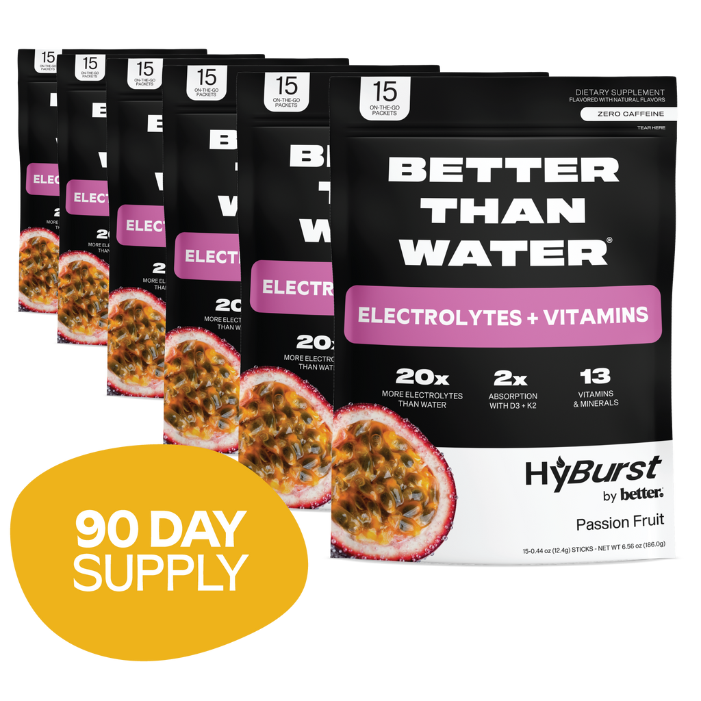 Passion Fruit: Electrolyte + Vitamin Supplement Powder Multipacks