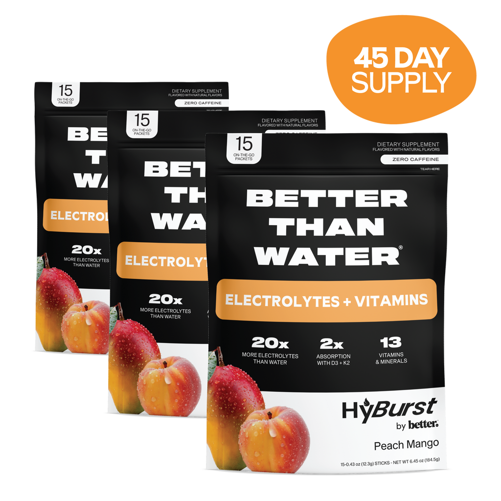 Peach Mango: Electrolyte + Vitamin Supplement Powder Multipacks