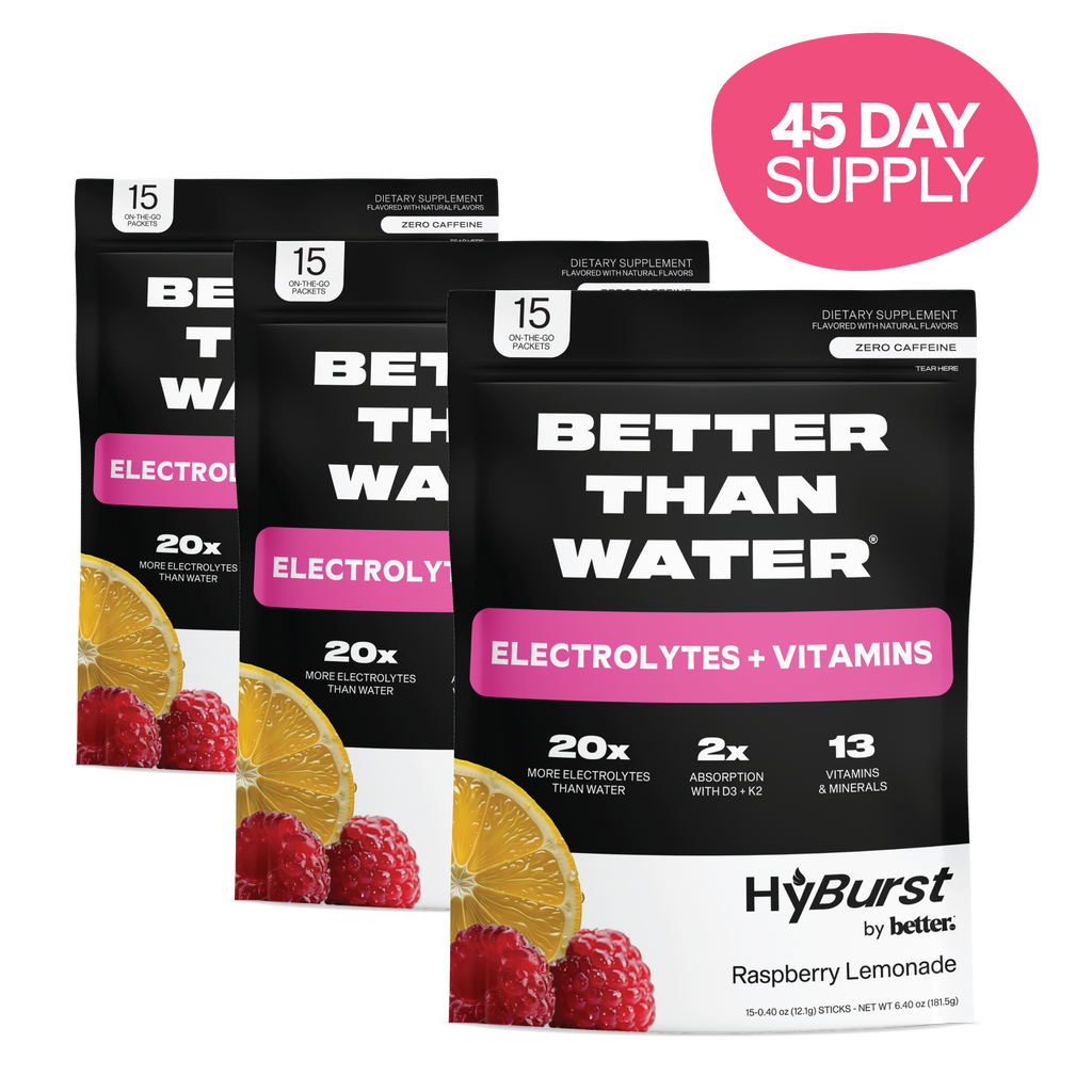 Raspberry Lemonade: Electrolyte + Vitamin Supplement Powder Multipacks
