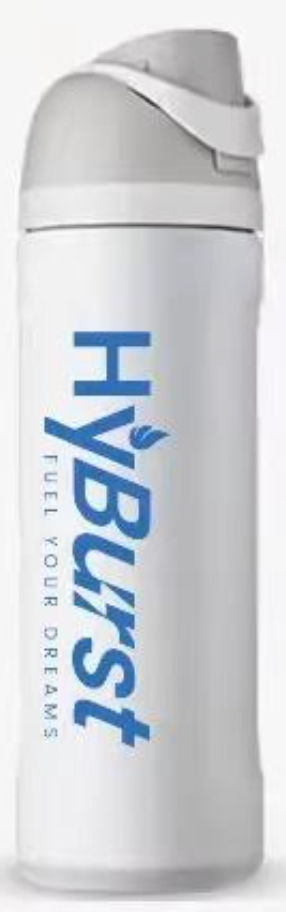 White HyBurst Water Bottle