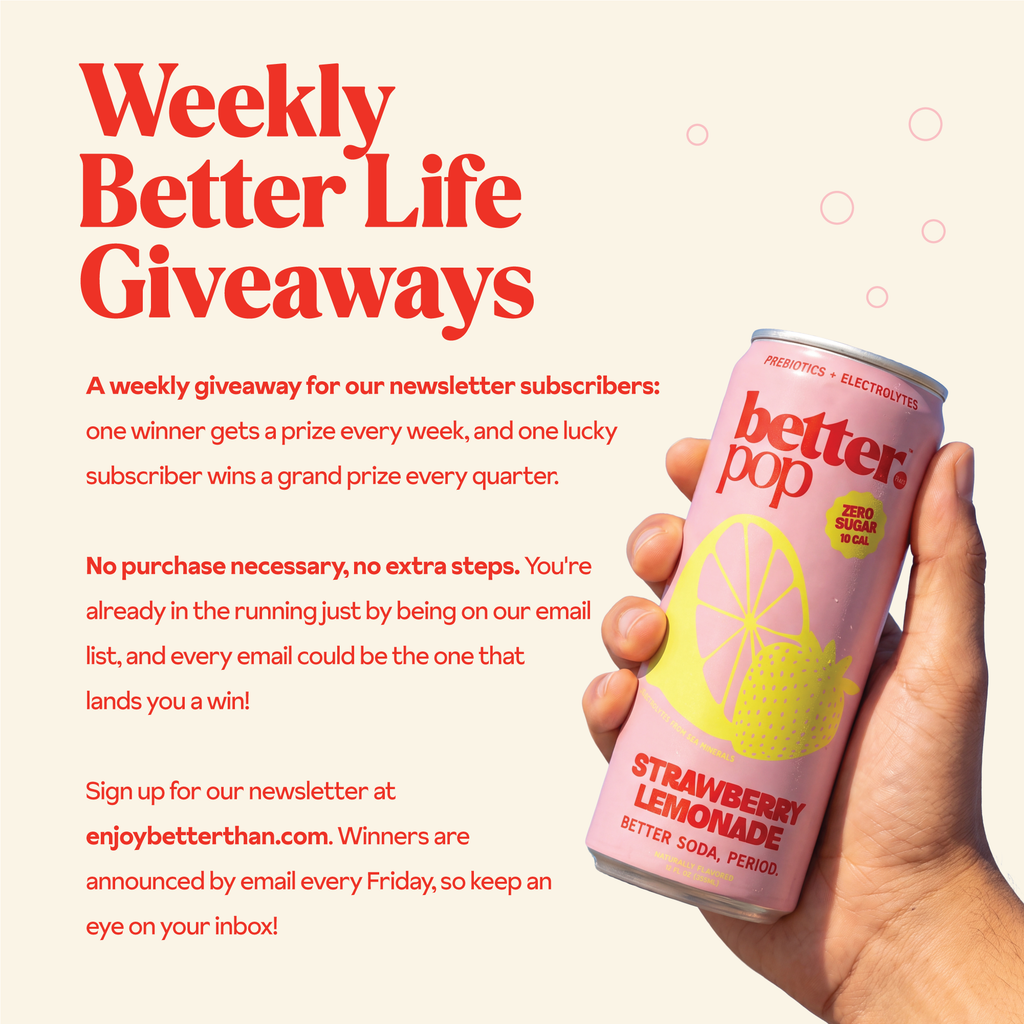 Electrolyte + Prebiotic Soda - Strawberry Lemonade