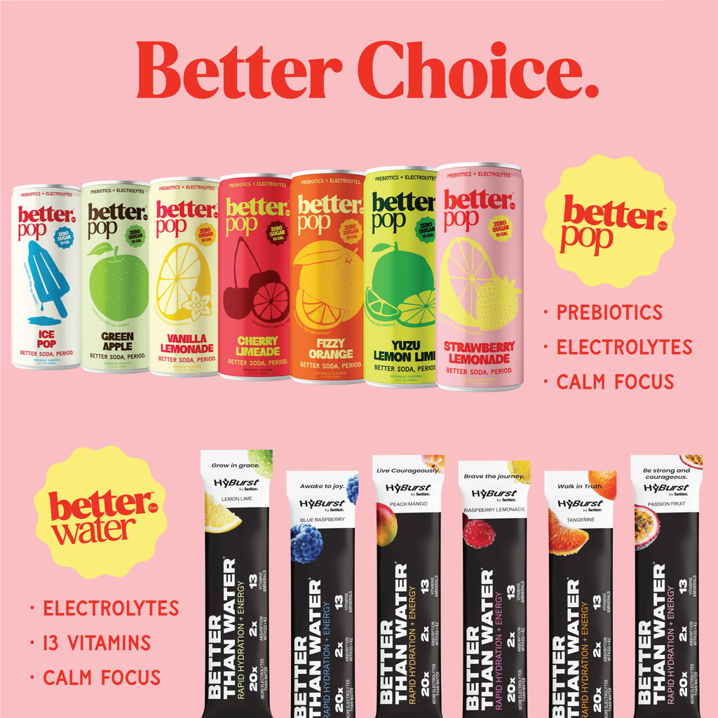 Electrolyte + Prebiotic Soda - Strawberry Lemonade