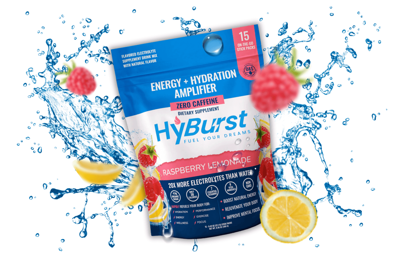 HyBurst Power Pack | 45-Day Supply + Water Bottle
